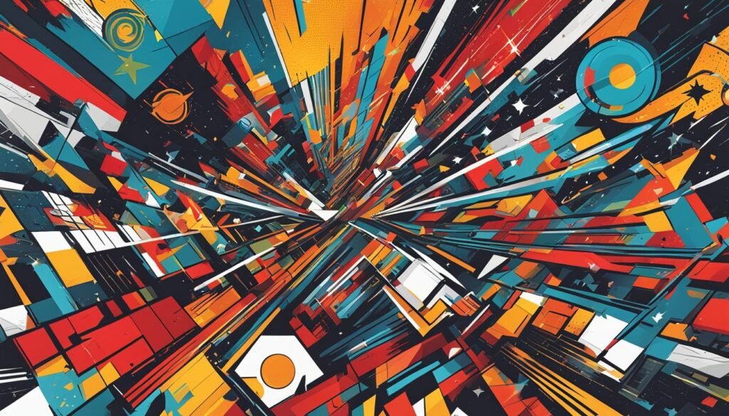 Choosing the Right Keywords for Local SEO Success 2 SEO A vibrant abstract painting with a plethora of vivid colors.