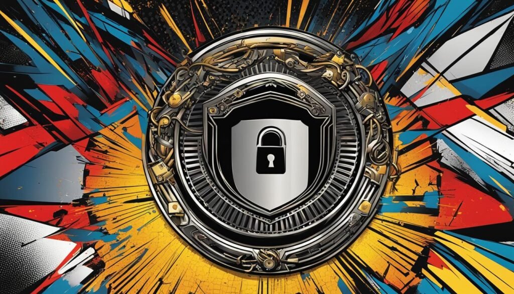 Local Business Success: Tips & Best Practices 4 SEO A padlock image on a colorful background providing tips for local businesses.