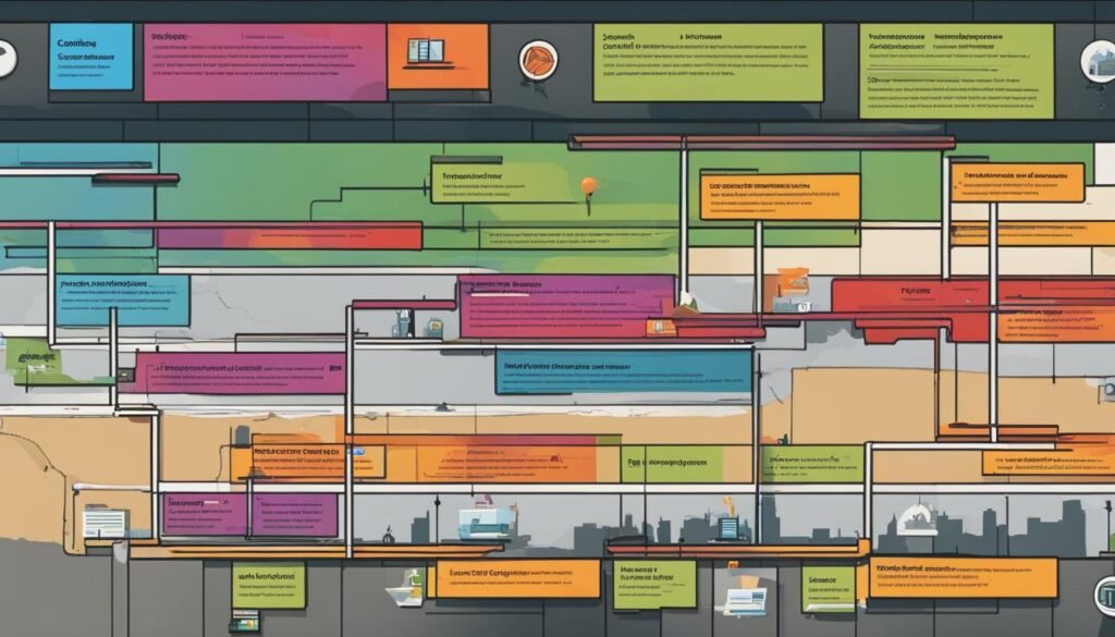 Local SEO Timelines: How Long Does It Take? 2 SEO A diagram illustrating the various types of information found in a building.